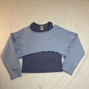 Oshkosh B’Gosh Light Purple Cropped Sweatshirt & Tank top for Off the shoulder